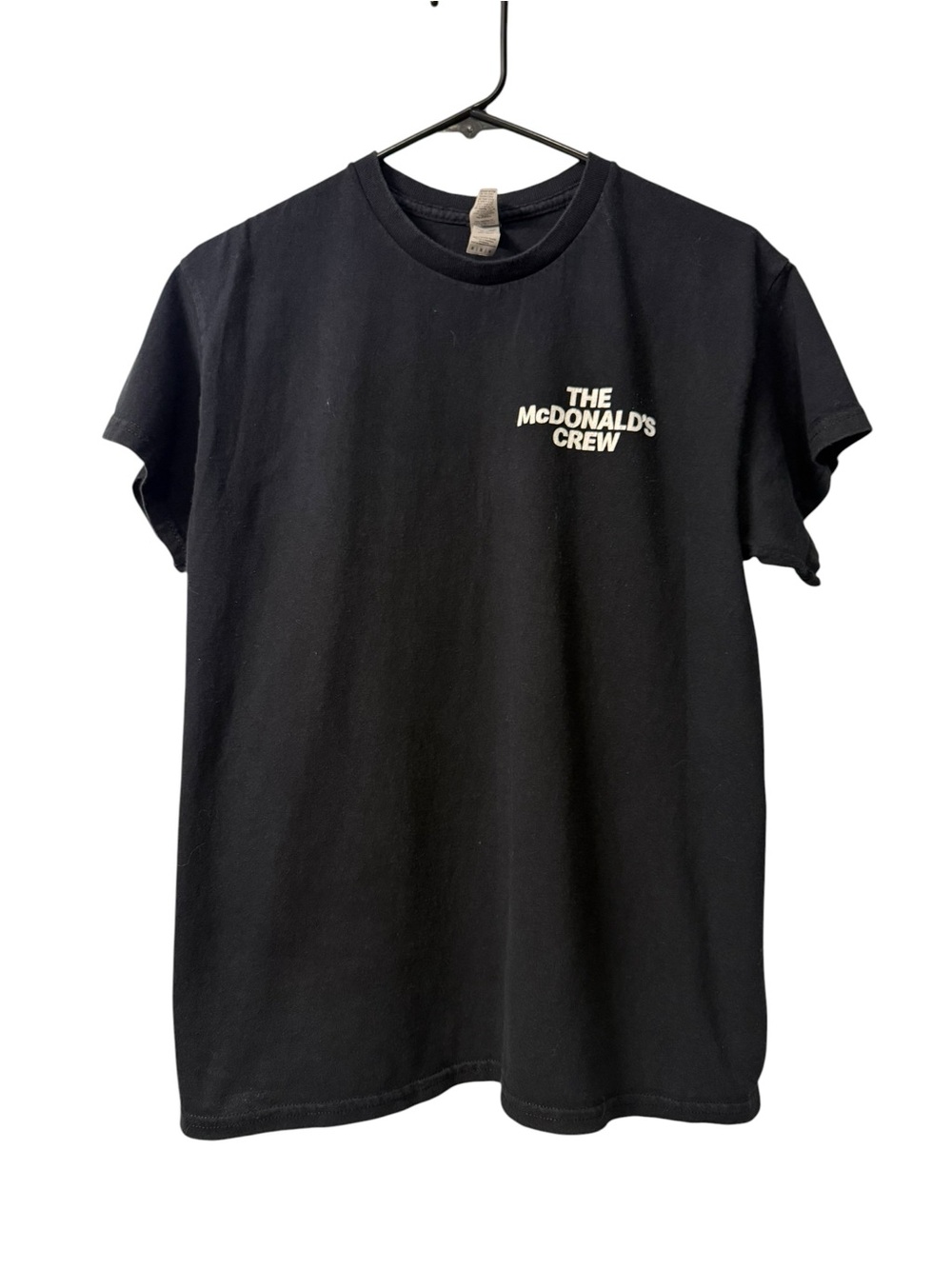 McDonald's Black Crew Graphic T-Shirt “The McDonalds Crew” Size Medium - Picture 2 of 7